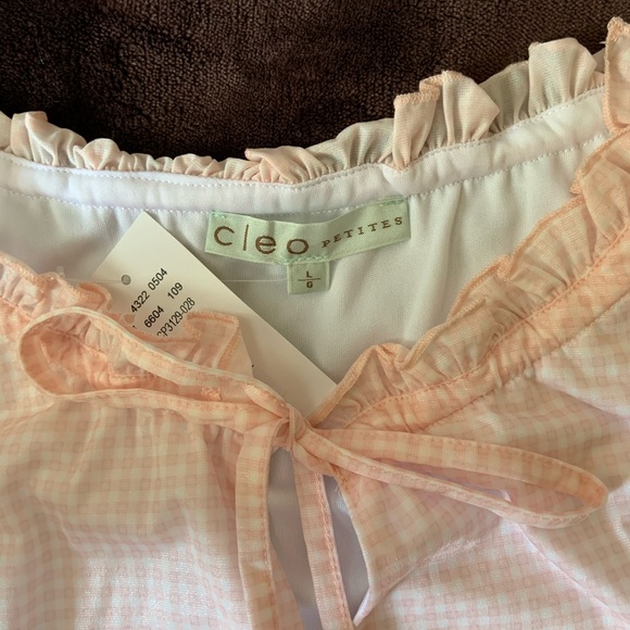 SOLD Cleo sleeves blouse with tie - Picture 2 of 3